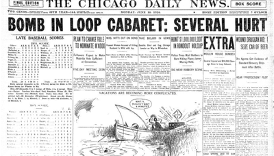 Chicago Daily News 100 years ago: Loop cabaret Moulin Rouge bombed, multiple injuries