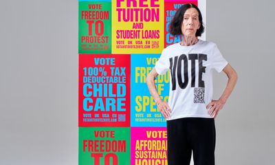 ‘Stay angry as hell with our politicians’: Katharine Hamnett on politics, the planet and slogan T-shirts