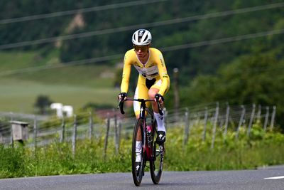 Demi Vollering wins the mountain time trial on stage 2 of the Tour de Suisse Women