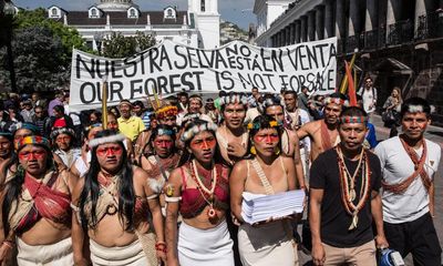 Ecuador’s president won’t give up on oil drilling in the Amazon. We plan to stop him – again