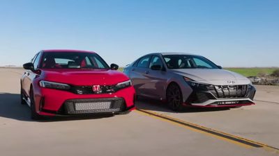 The Hyundai Elantra N Nearly Dethroned the Civic Type R in a Race