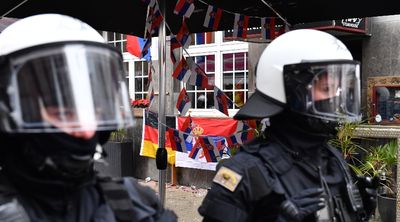Euro 2024: Riot police called in to tackle hooligan-led clash between England and Serbia fans