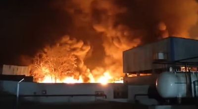 Massive fire at medicine factory in UP's Sikandrabad area, none injured