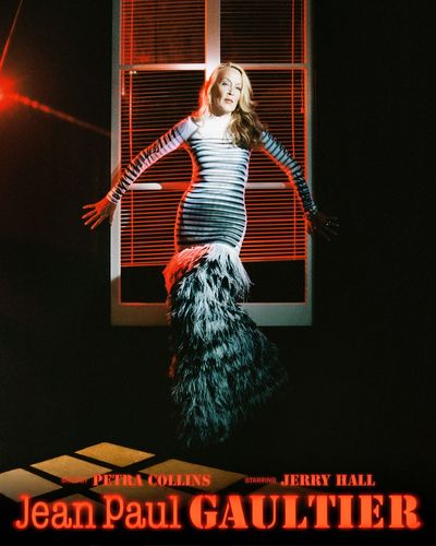 Jean Paul Gaultier Enlists Leading Ladies Jerry Hall and Petra Collins for Fashion Fiction Campaign