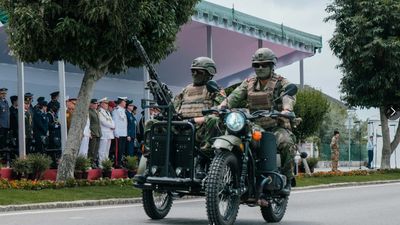 Check Out This Machine Gun Mounted to a Portuguese Military Motorcycle Sidecar