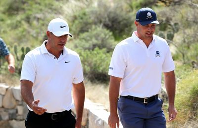 Brooks Koepka classily congratulates Bryson DeChambeau on a second U.S. Open win