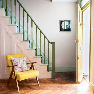 How to paint a stairwell - expert tips on how to decorate this tricky space safely
