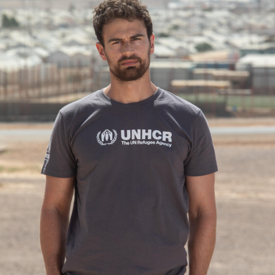 Theo James Opens Up About His Grandfather's Experience as a Refugee as He Announces New Role With the UN Refugee Agency