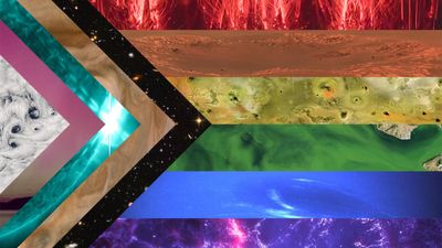 NASA's stunning Pride flag is made entirely from space imagery