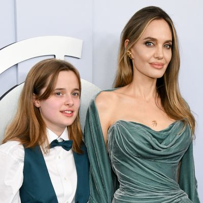 Angelina Jolie and Daughter Vivienne Celebrate Jolie's First Tonys Win in Matching Outfits