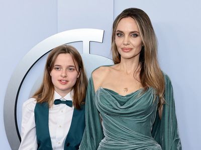 Angelina Jolie unveils new chest tattoo at the 2024 Tony Awards
