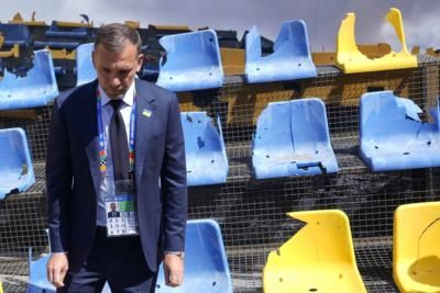 Ukrainian Soccer Federation Unveils War-Damaged Stadium Installation In Munich