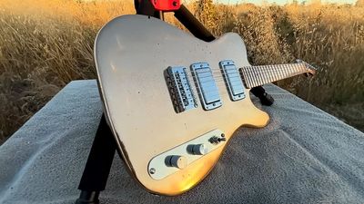 “I believe I'm making the heaviest guitar in the world”: This magnificent 50lbs copper creation gives ‘heavy metal guitar’ a new meaning