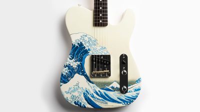 Fender Japan brings master ukiyo-e artist Hokusai's work to the Esquire