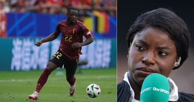'Too clever' Eni Aluko slams Manchester City star Jeremy Doku for his part in Slovakia goal against Belgium