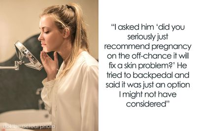 Woman Challenges Doctor After He Advised Her To Get Pregnant To Fix Her Skin Issues