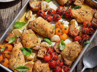 Tom Kerridge’s chicken traybake recipe for a quick and easy midweek meal