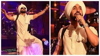 Jimmy Fallon introduces Diljit Dosanjh as the 'biggest Punjabi artist on the planet' as he performs 'Born to Shine' and 'G.O.A.T' - WATCH