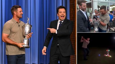 Bryson DeChambeau's US Open Celebrations Include The Tonight Show With Jimmy Fallon And Visit To Trump National