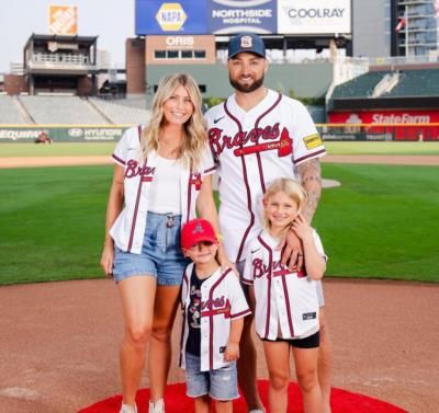 Kevin Pillar And Family Show Team Spirit In Matching Shirts