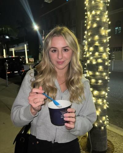 Chloé Lukasiak Indulges In Delicious Ice Cream Treat At New Spot