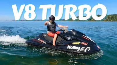 This Jet Ski Has a V8 Hiding Beneath Its Shell, And a Turbo