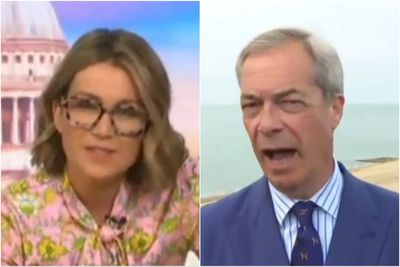 Susanna Reid praised for shutting down frustrated Nigel Farage on GMB