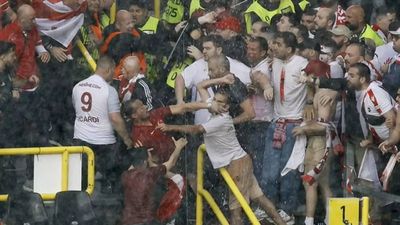 Watch: 'Brawl in the stands' - Fisticuffs between fans before Turkey vs Georgia match at Euro 2024