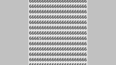 Optical Illusion: Can you spot number 5 in this picture?