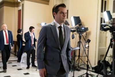 House Ethics Committee To Further Review Allegations Against Rep. Gaetz