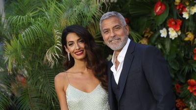George and Amal Clooney's former living room is awash in perfect, tasteful color – the artistic look goes beyond trends