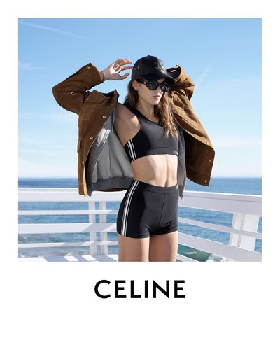 Kaia Gerber Sports Celine's New Pilates Collection in the Fashion House's New Advertising Campaign