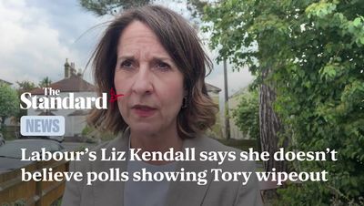 Labour's Liz Kendall 'doesn't believe polls showing Tory wipeout'