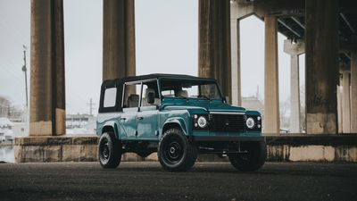 Land Rover’s robust and enduring Defender is still a platform for automotive creativity