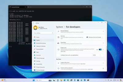 How to run elevated commands with Sudo on Windows 11 2024 Update (version 24H2)