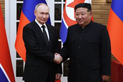 Kim pledges ‘full support’ for Russia in Ukraine as Putin visits Pyongyang