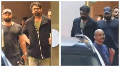 Prabhas rocks a cool new look as he arrives in Mumbai ahead of 'Kalki 2898 AD' release - WATCH
