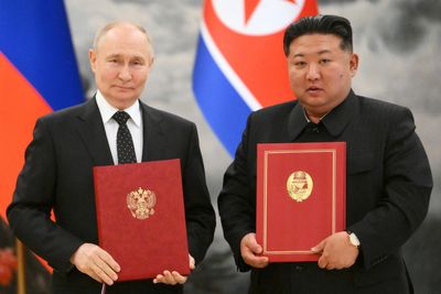 Russia and North Korea sign partnership deal as Kim pledges ‘full support’ for Putin’s Ukraine war