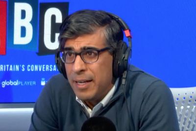 Rishi Sunak dubbed ‘pound shop Farage’ during hour-long LBC mauling