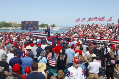 Trump Praises Milwaukee, Targets Biden On Immigration In Wisconsin Rally