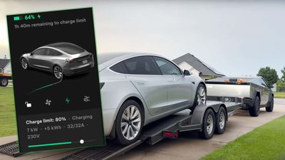 Tesla Cybertruck Owner Tries Towing A Model 3 While Charging It. Here’s What Happened