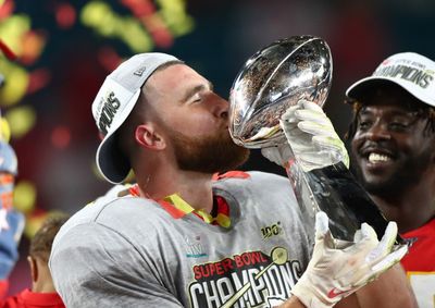 Travis Kelce doesn’t give a ‘[expletive]’ about the Chiefs Super Bowl ring typo
