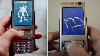 A 3D artist is running Blender on a Nokia N95 (yes, really)