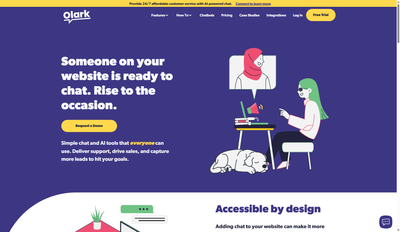 I tested Olark, a decent, if somewhat unreliable, live chat platform