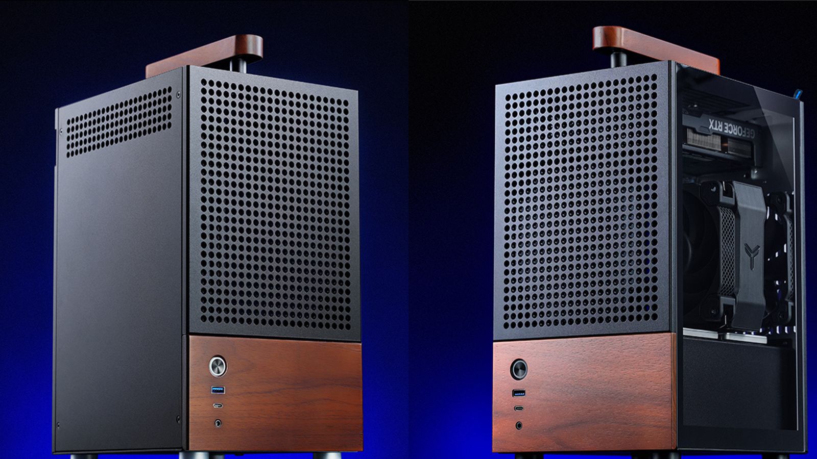 【中古】JONSBO T6 Jonsbo introduces T6 ITX walnut handled case in metal…