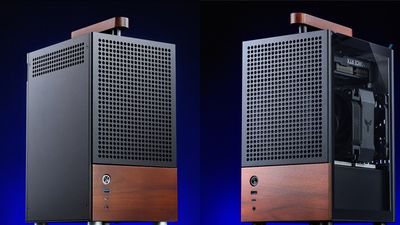 Jonsbo introduces T6 ITX walnut handled case in metal and wood — available in black or silver
