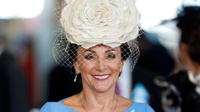 Shirley Ballas gives a masterclass in styling bright colours with a striking blue dress at Ascot