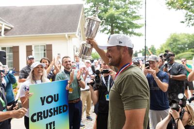 Watch: Bryson DeChambeau tears up after being called the ‘people’s champion’