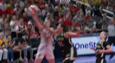 The refs arguably missed a blatant foul on a Caitlin Clark layup during Mystics-Fever