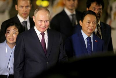 Putin in Vietnam, seeking to strengthen ties in Southeast Asia while Russia's isolation deepens